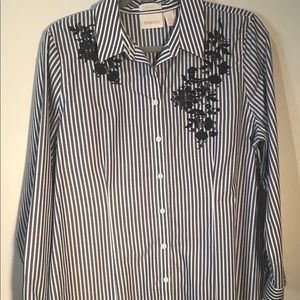 Chico’s 3/4 Sleeve Blouse, Size 2 (12)